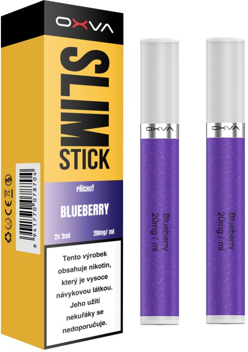 [OXVASLIMBLU20] Oxva Slimstick Pod Cartridge Blueberry 2Pack - 20mg