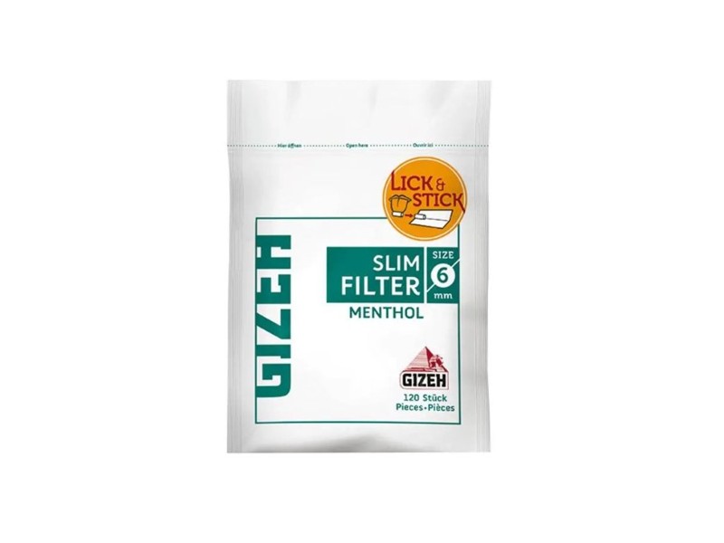 [FILGIZSLI6MM120] Cigaretové filtry Gizeh Slim 6mm 120ks