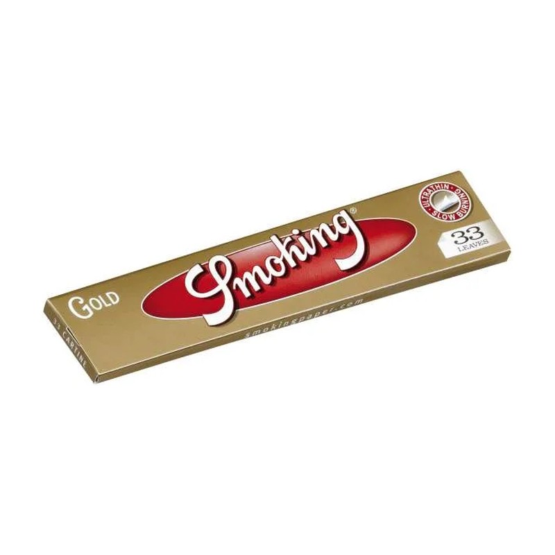 [PAPSMOGOLKSSLI] Cigaretové papírky Smoking Gold KS Slim