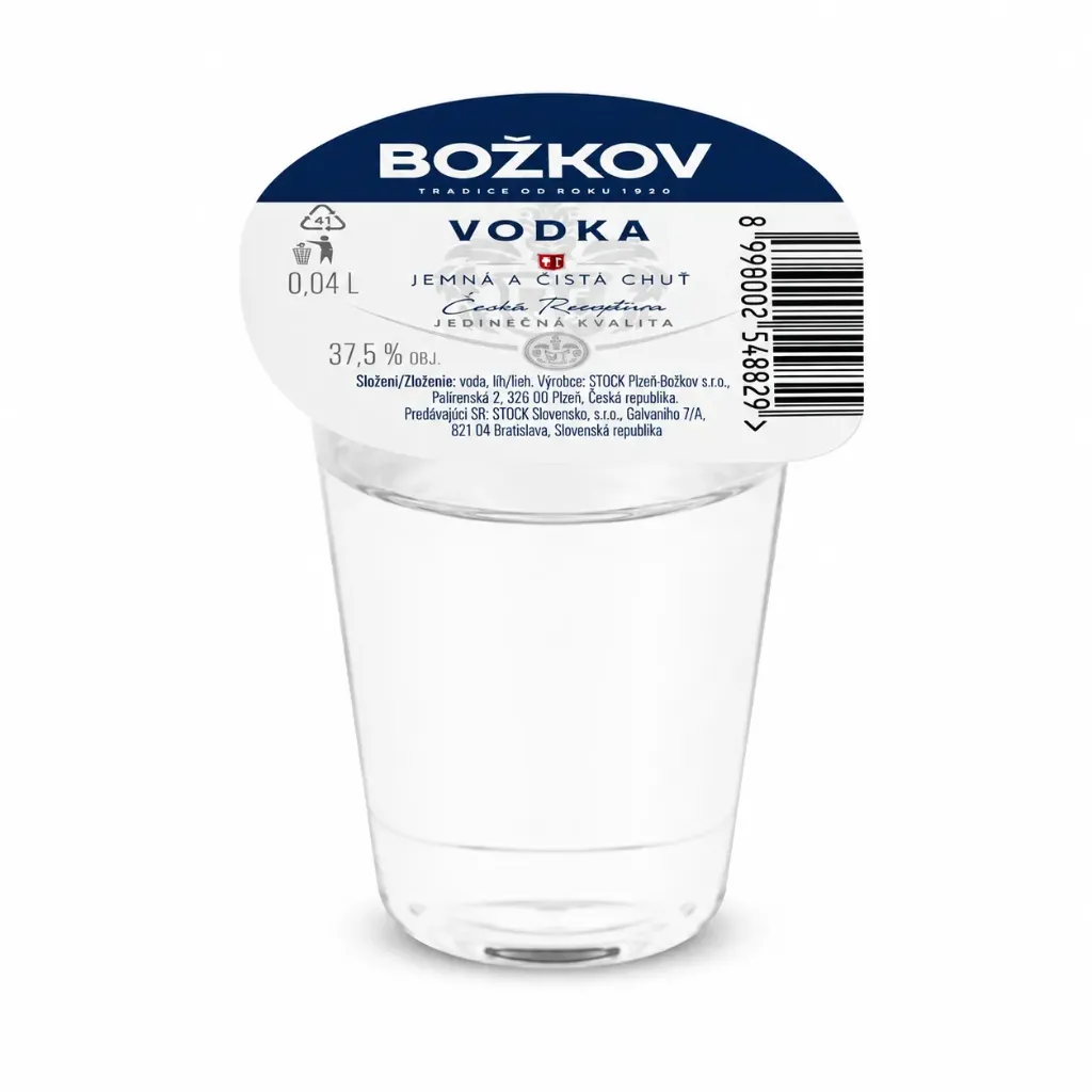 [BOZVOD375004] Božkov Vodka 37.5% 0.04l
