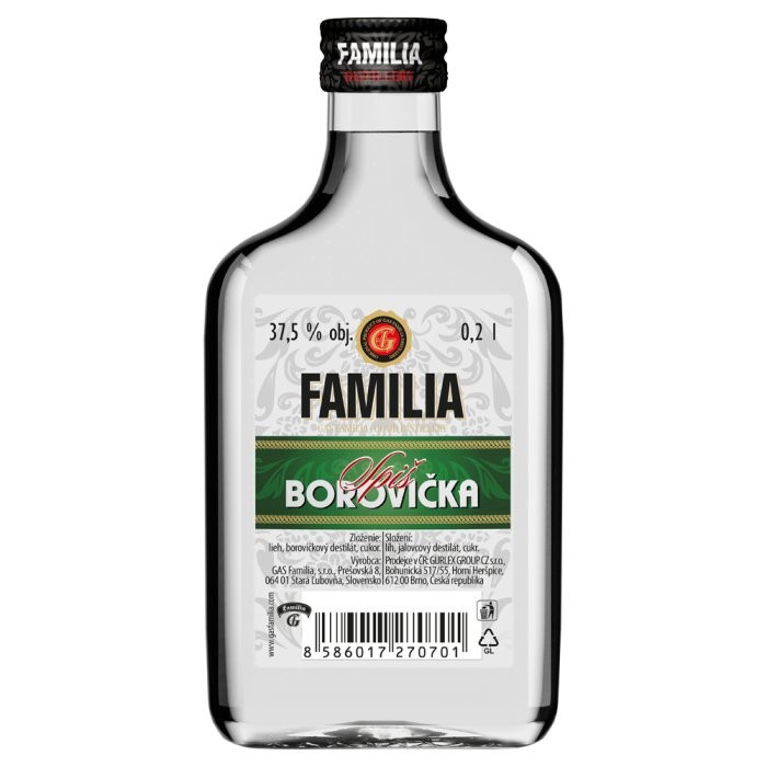 [FAMBOR3751202] Familia Borovička 37.5% 12x0.2l