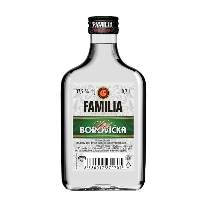 [FAMBOR3751202] Familia Borovička 37.5% 12x0.2l