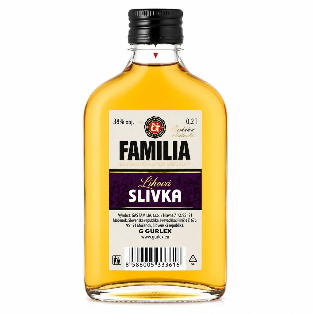 [FAMSLI381202] Familia Slivka 38% 12x0.2l