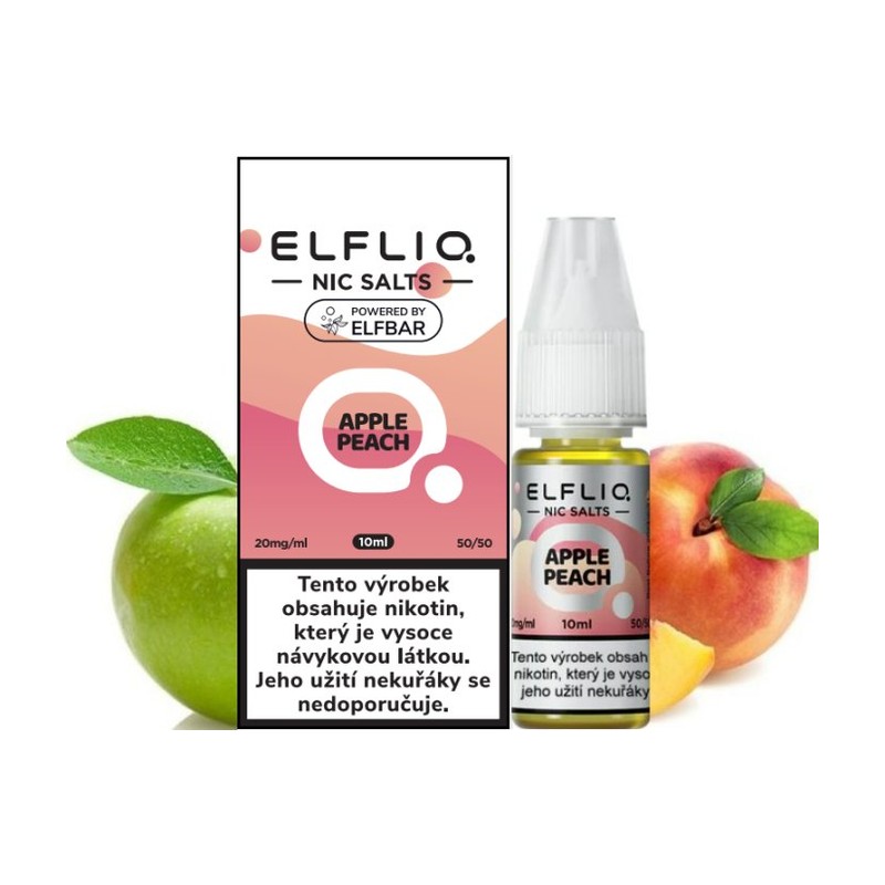 [ELFAPPPEA20] Eliquid Elfliq Nic Salt Apple Peach 10ml - 20mg