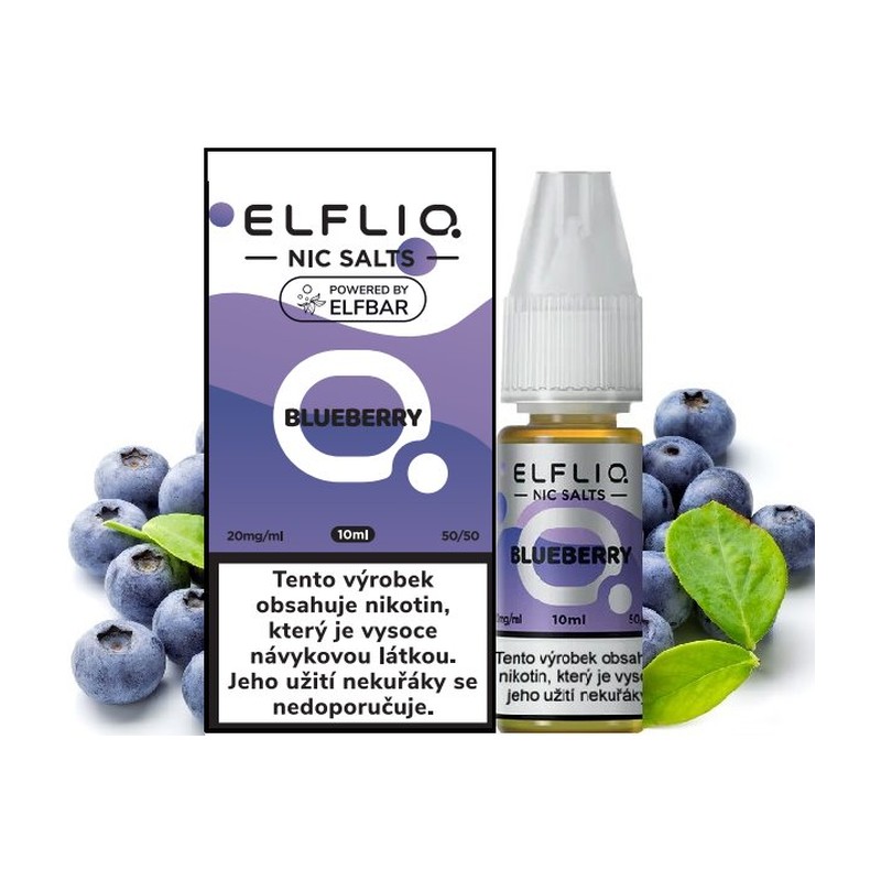 [ELFBLU20] Eliquid Elfliq Nic Salt Blueberry 10ml - 20mg