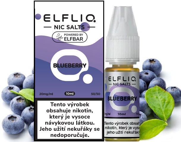[ELFBLU20] Eliquid Elfliq Nic Salt Blueberry 10ml - 20mg