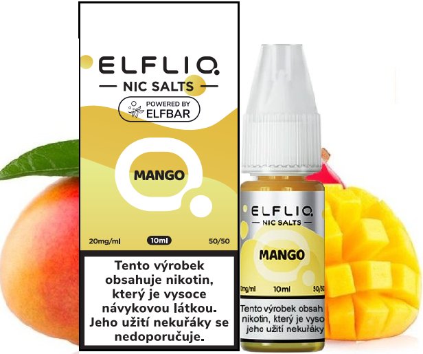 [ELFMAN20] Eliquid Elfliq Nic Salt Mango 10ml - 20mg