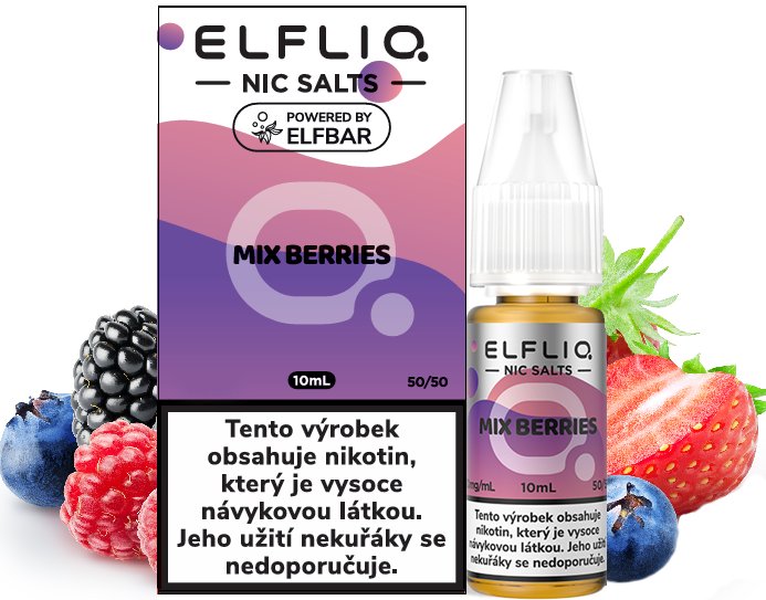 [ELFMIXBER20] Eliquid Elfliq Nic Salt Mixed Berries 10ml - 20mg