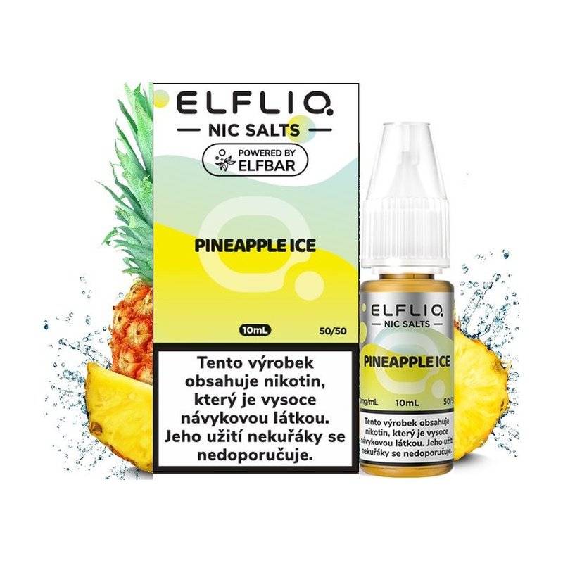 [ELFPINICE20] Eliquid Elfliq Nic Salt Pineapple Ice 10ml - 20mg