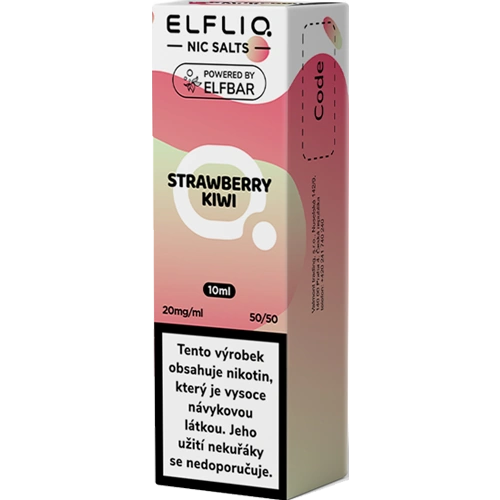 Eliquid Elfliq Nic Salt Strawberry Kiwi 10ml - 20mg