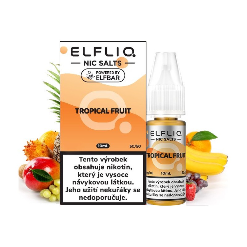 [ELFTROFRU20] Eliquid Elfliq Nic Salt Tropical Fruit 10ml - 20mg