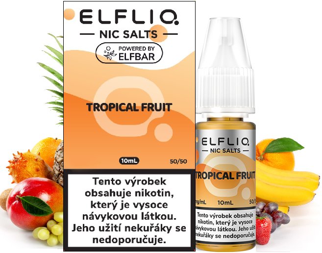[ELFTROFRU20] Eliquid Elfliq Nic Salt Tropical Fruit 10ml - 20mg