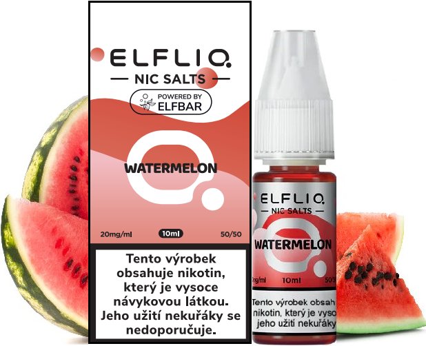 [ELFWAT20] Eliquid Elfliq Nic Salt Watermelon 10ml - 20mg