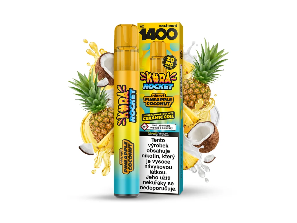 Kura Rocket Pineapple Coconut - 20mg