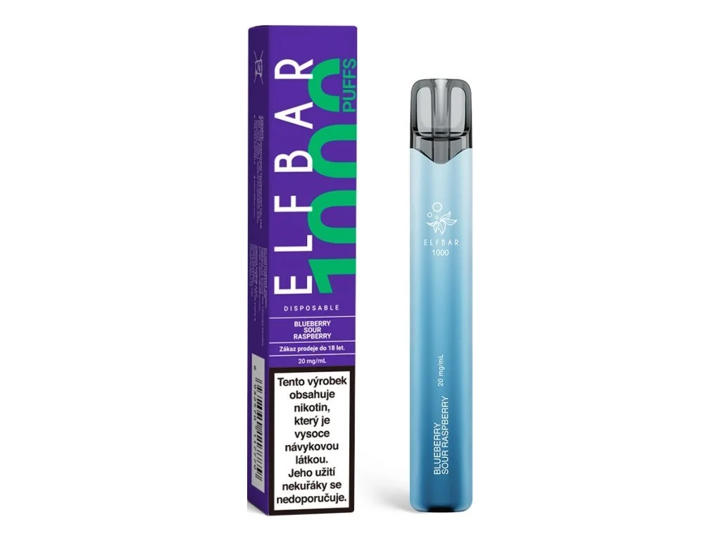 Elf Bar 1000 Blueberry Sour Raspberry - 20mg